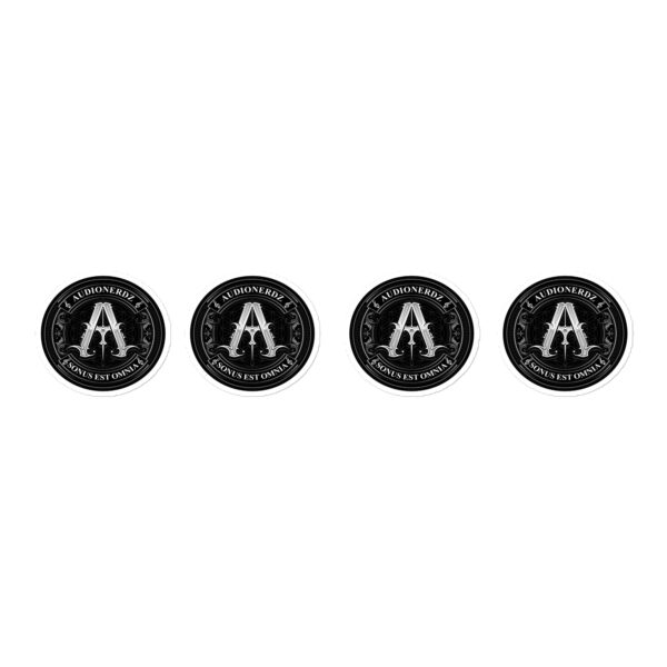 Audionerdz Monogram Bubble-free stickers - Image 4