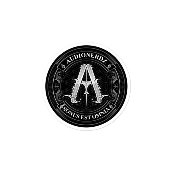 Audionerdz Monogram Bubble-free stickers - Image 2