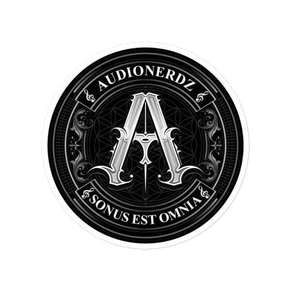 Audionerdz Monogram Bubble-free stickers - Image 3