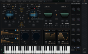 VeCTRA Grainfield Synth Panel