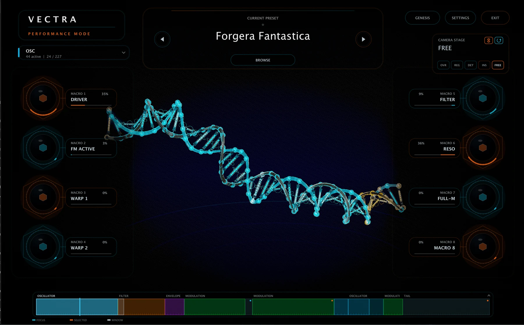 Forgera Fantastica in VECTRA Performance Mode