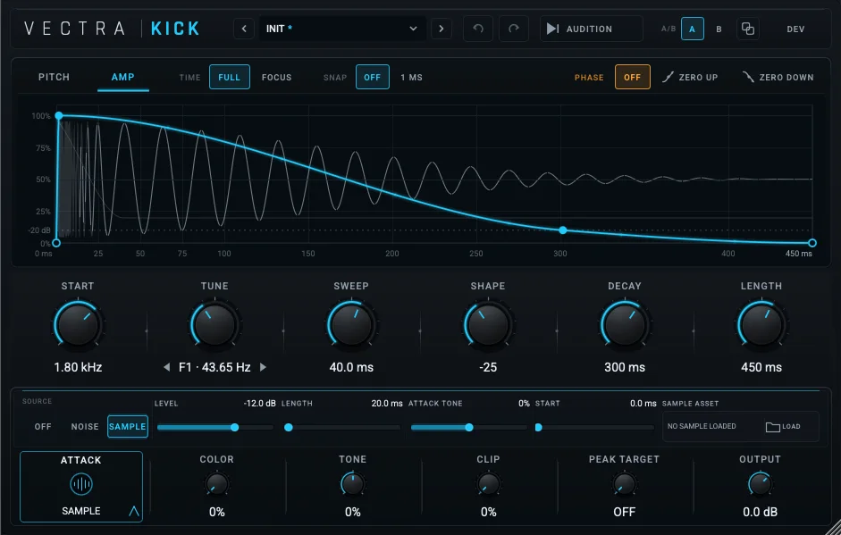 VECTRA KICK attack and finishing section